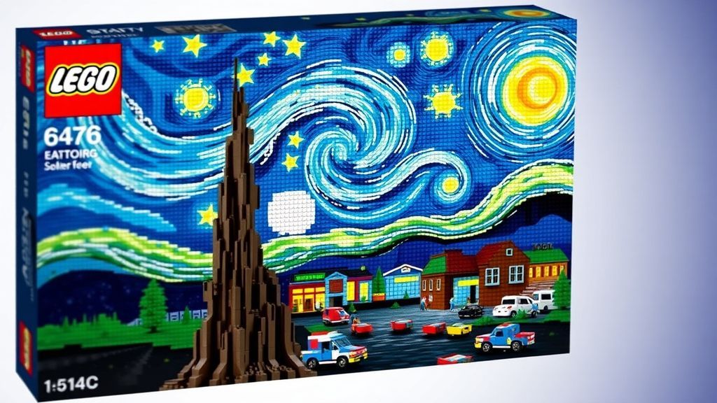 乐高梵高《星空》艺术套装创历史新低 亚马逊限时特惠139美元