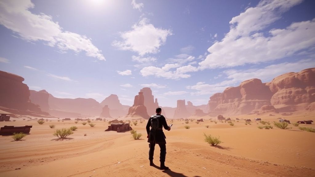 《赤色沙漠》PS5 Pro实机演示曝光！数字铸造盛赞画面表现